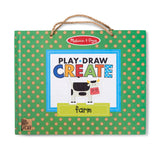 Natural Play: Play, Draw, Create Reusable Drawing & Magnet Kit – Farm G2