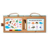 Natural Play: Play, Draw, Create Reusable Drawing & Magnet Kit – Ocean Q6