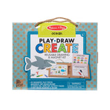 Natural Play: Play, Draw, Create Reusable Drawing & Magnet Kit – Ocean Q6