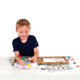 Natural Play: Play, Draw, Create Reusable Drawing & Magnet Kit – Ocean Q6