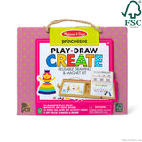 Natural Play: Play, Draw, Create Reusable Drawing & Magnet Kit – Princesses Y2
