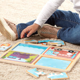 Natural Play Wooden Puzzle: Ready, Set, Go M3