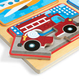 Natural Play Wooden Puzzle: Ready, Set, Go M3
