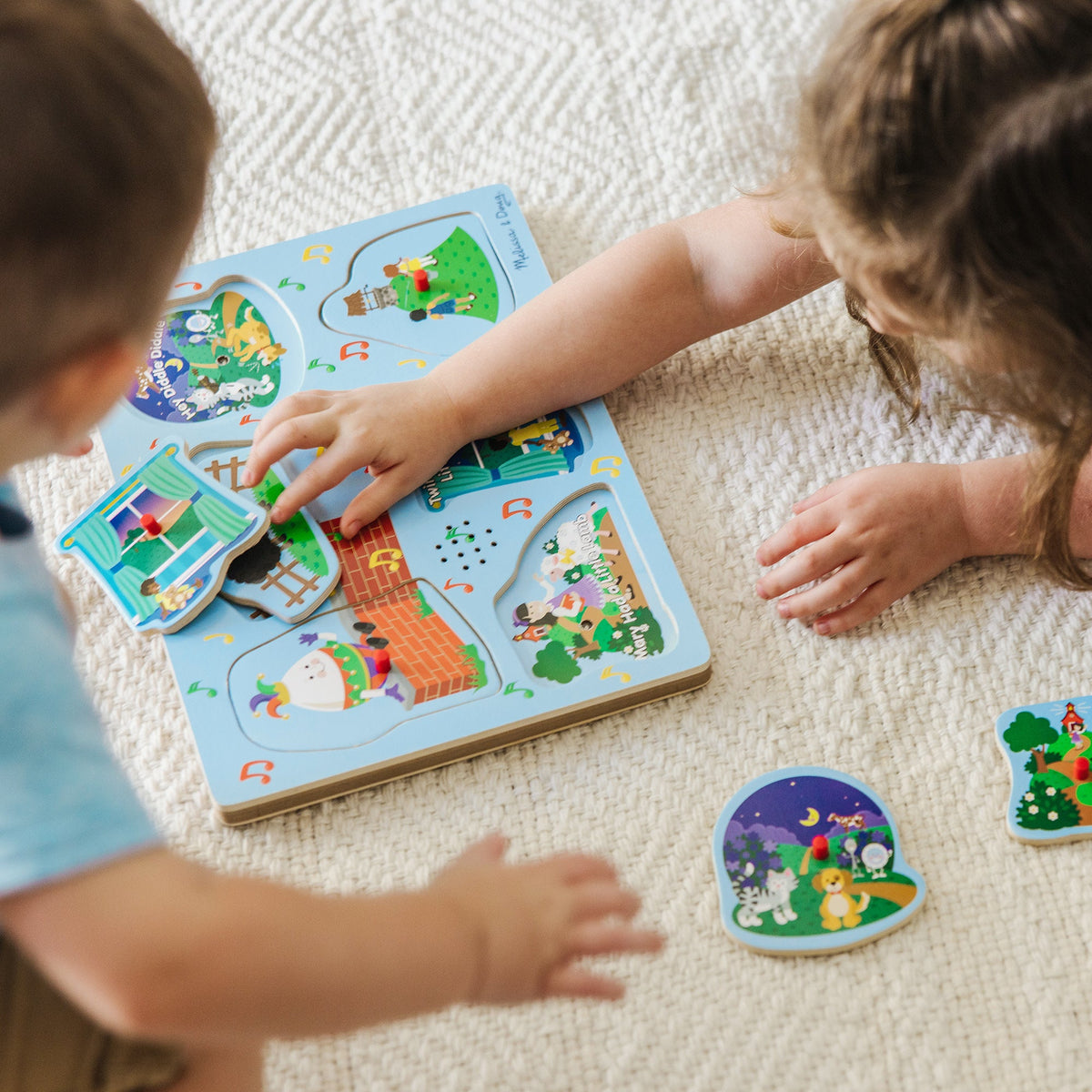 Nursery Rhymes 2 Sound Puzzle - 6 PIeces E1