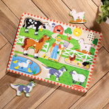 Old MacDonald's Farm Song Puzzle - 8 Pieces Y2