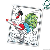On the Go Magicolor Coloring Pad - Farm Animals S4