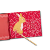 On the Go Scratch Art Color Reveal Pad - Animal Families A4