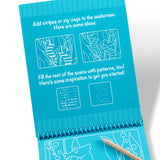 On the Go Scratch Art Color-Reveal Pad -  Sea Life G6