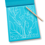On the Go Scratch Art Color-Reveal Pad -  Sea Life V0