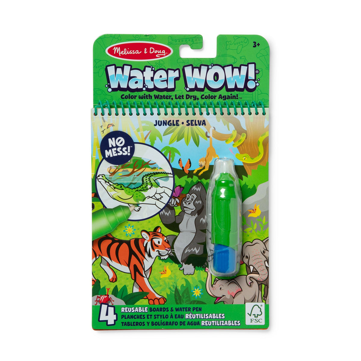On the Go Water Wow! Water-Reveal Pad – Jungle A6