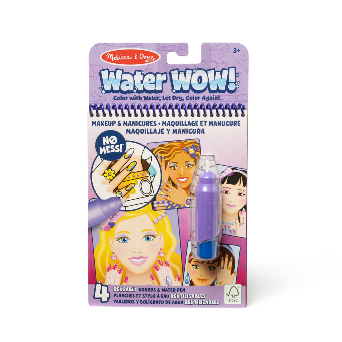 On the Go Water Wow! Water-Reveal Pad - Makeup & Manicures Z4