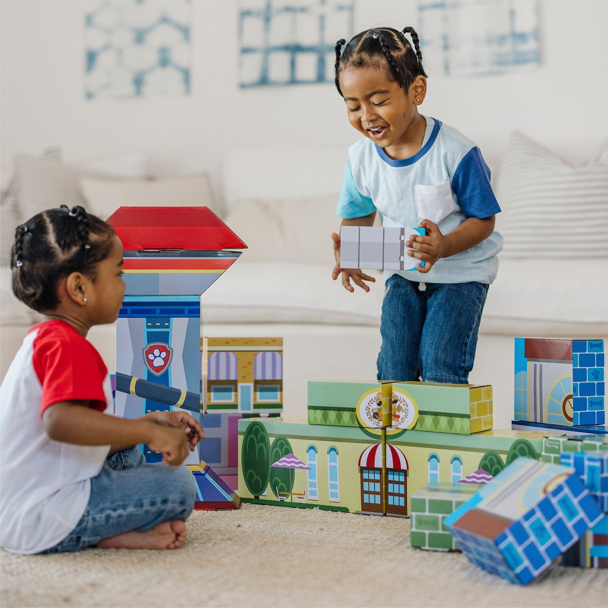PAW Patrol Jumbo Cardboard Blocks W0