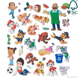 PAW Patrol Restickable Puffy Stickers - Adventure Bay D5