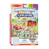 PAW Patrol Restickable Stickers Flip-Flap Pad - Classic Missions R1