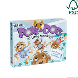 Poke-a-Dot: 10 Little Monkeys Board Book Z5
