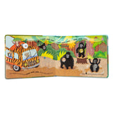 Poke-a-Dot: The Wheels on the Bus Wild Safari Board Book F0