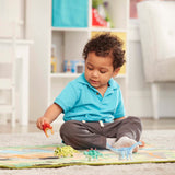 Prehistoric Playground Dinosaur Rug V7