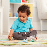 Prehistoric Playground Dinosaur Rug V7