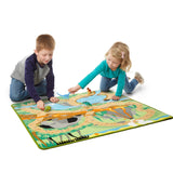 Prehistoric Playground Dinosaur Rug V7