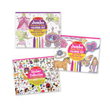 Princess, Fairy, Animals & More Coloring and Sticker Pad Bundle V3