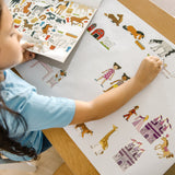 Princess, Fairy, Animals & More Coloring and Sticker Pad Bundle V3