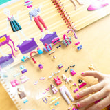 Puffy Sticker Activity Book - Day of Glamour O4