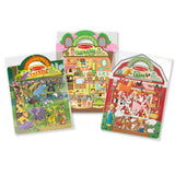 Puffy Sticker Play Set 3-Pack: On the Farm, Safari, Chipmunk House N1
