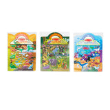 Puffy Sticker Play Set 3-Pack: Safari, Dinosaur, Ocean W5