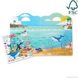 Puffy Sticker Play Set 3-Pack: Safari, Dinosaur, Ocean W5