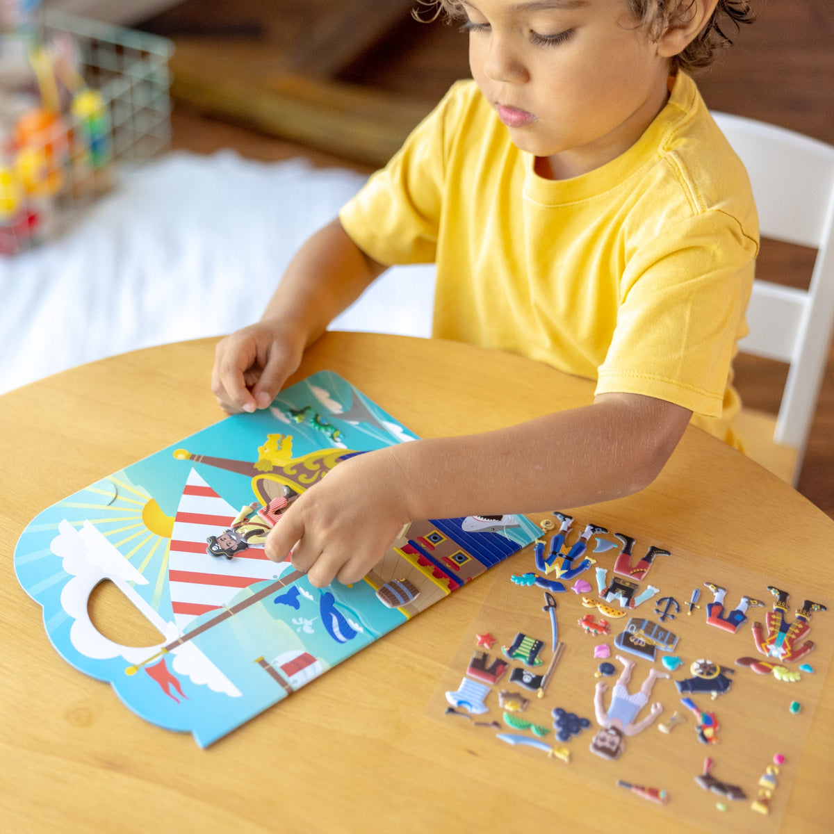 Puffy Sticker Play Set - Pirate A3