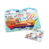 Puffy Sticker Play Set - Pirate A3