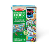 Race Around the World Tracks Floor Puzzle - 48 Pieces V0