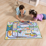 Race Around the World Tracks Floor Puzzle - 48 Pieces V0