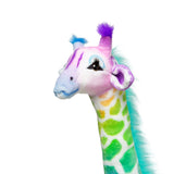 Rainbow Giraffe Lifelike Plush B8