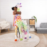 Rainbow Giraffe Lifelike Plush B8