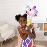 Rainbow Giraffe Lifelike Plush B8