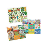 Reusable Sticker Pad 3-Pack: Jungle, Farm, Under the Sea S0