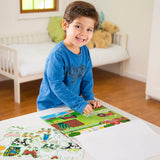 Reusable Sticker Pad 3-Pack: Vehicles, Habitats, Prehistoric Q8