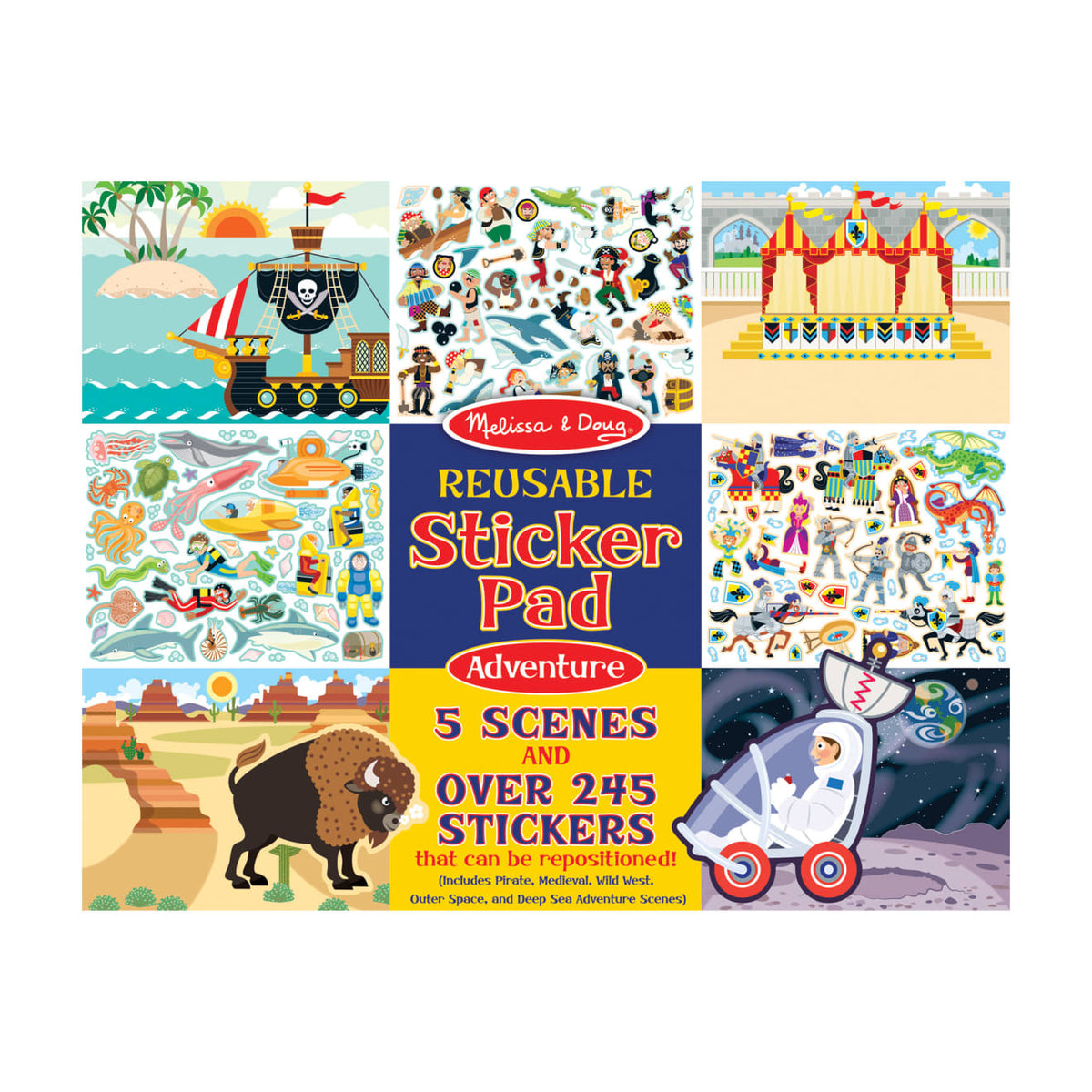Reusable Sticker Pad - Adventure Pad W7