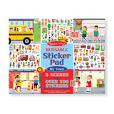 Reusable Sticker Pad - My Town J8