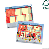 Reusable Sticker Pad - My Town J8