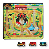 Round the Rails Train Rug Z1