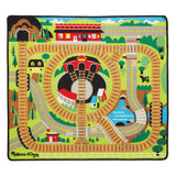 Round the Rails Train Rug Z1