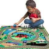 Round the Town Road Rug & Car Set U4