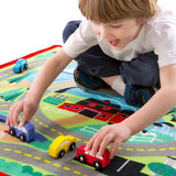 Round the Town Road Rug & Car Set Z4