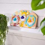 Safari Jumbo Peg Puzzle - 3 Pieces T3