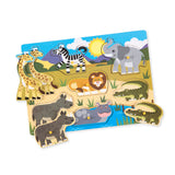 Safari Peg Puzzle - 7 Pieces C9