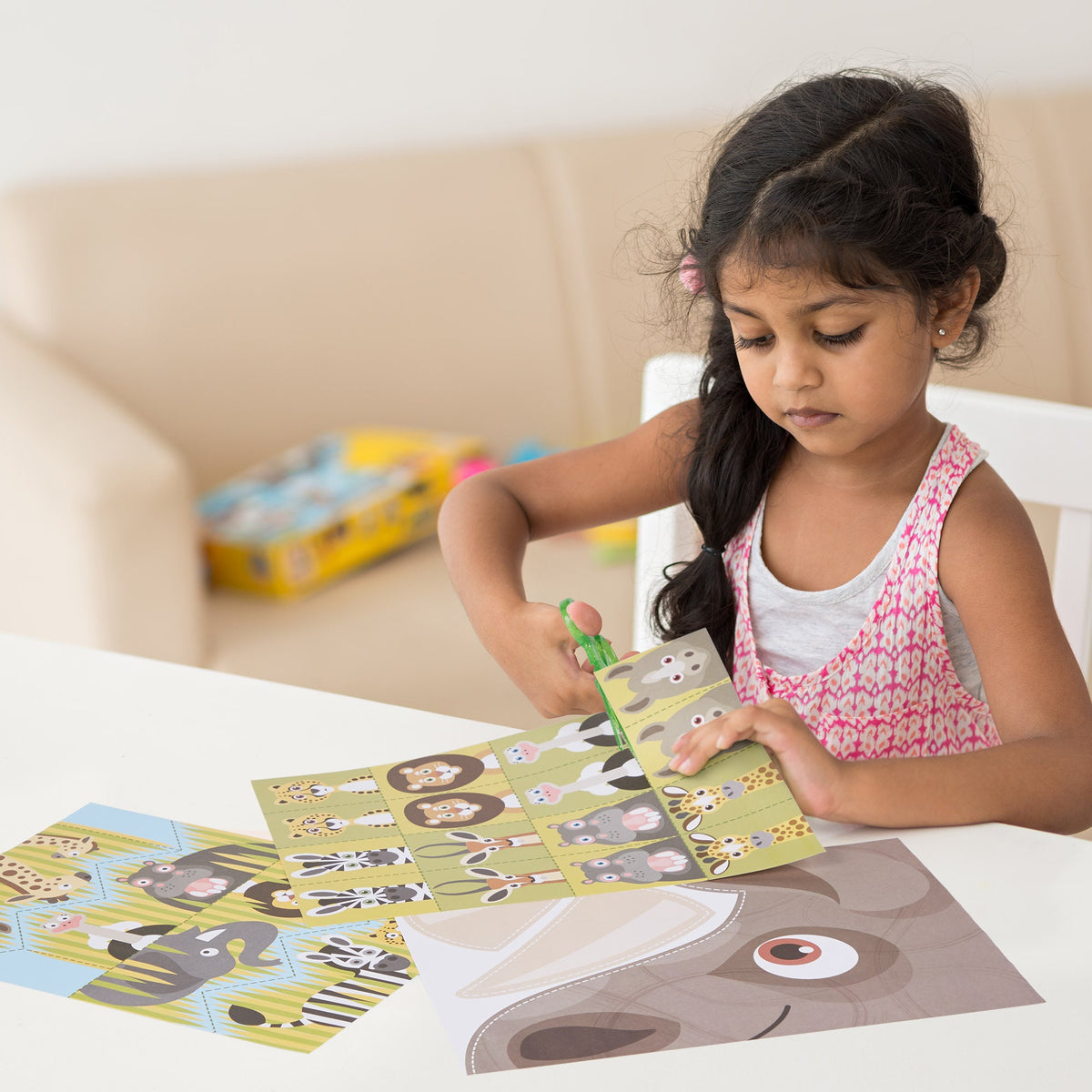 Safari Scissor Skills Activity Pad V0
