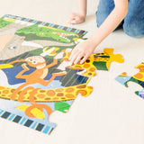 Safari Social Floor Puzzle - 24 Pieces H6