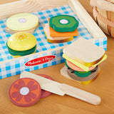 Sandwich Making Set - Wooden Play Food F4